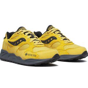 NEW Saucony Grid Shadow 2 GTX Shoes!  Yellow Black Grey  Gore-Tex  S70840-1